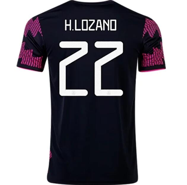 2021 Mexico Home Kit Soccer Jersey HIRVING LOZANO #22